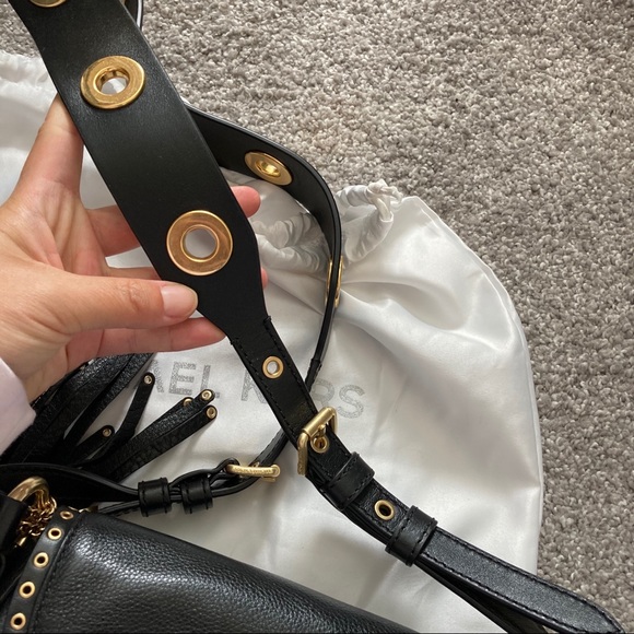 Michael Kors MK Brooklyn saddle bag medium size crossbody bag NWT - Picture 10 of 15